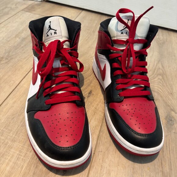 Red White and Black Jordans Worn Once - Picture 2 of 3